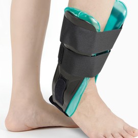 honarry Air Gel Ankle Brace Ankle Stirrup Support Sprain Fixation Detachable Ankle Splint Fits Left and Right Foot