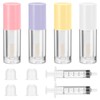 4Pcs Lip Gloss Tubes, 6ml Empty Lip Gloss Tubes with