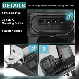 Tailgate Lock Compatible with Volkswagen Golf 2010-2014, Jetta 2008-2014, Tiguan 2009-2017, Tiguan Limited 2017-2018, Door Lock Tailgate Lock Replace 5M0827505E, 1T08755H