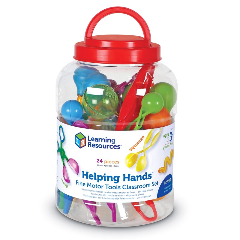 Learning Resources Helping Hands Fine Motor Tools Classroom Set, Toddler