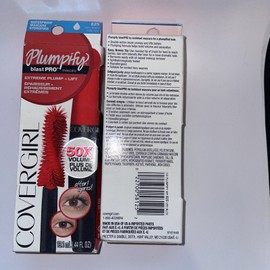 COVERGIRL 2 pc lot COVERGIRL MAKEUP PLUMPIFY BLAST PRO MASCARA 825 VERY BLACK WATERPROOF