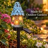 Solar Cartoon House LED Garden Stake Light, Warm Yellow Outdoor