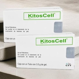 Kitos cell Gel para Cicatrices 3.5g Pack 2 piezas | Cuidado de la Piel | Ayuda a Mejorar la Apariencia de Cicatrices | Gel Cicatrizante de Rápida Abso