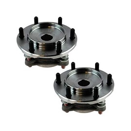 Front Wheel Hub and Bearing Kit 2 Piece Set - Compatible with 2005-2014 Toyota Tacoma 4WD