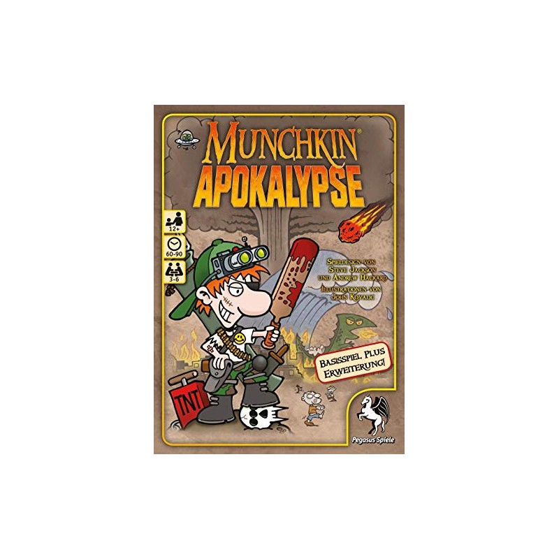 Pegasus Spiele 17242G – Munchkin Apocalypse 1 + 2