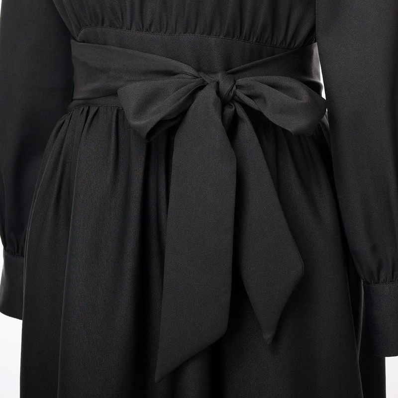 CAMDOM Church Clergy Dress for Women Long Sleeve A Line