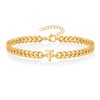 FOCOOG Gold/Silver Bracelets for Men Christmas Gifts - Cuban Link