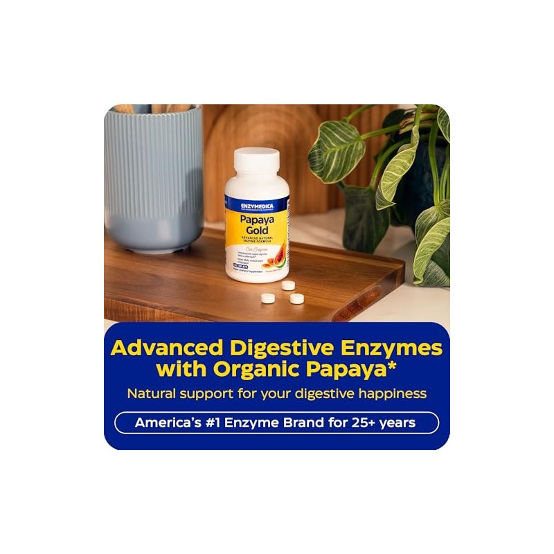 Enzymedica Papaya Gold, Enzimas Digestivas Avanzadas con Papaya Org?nica