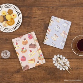 Nakabayashi NW-A521-1 Swing Logical W Ring Notebook, Furukawa Shiko, Otome Time, A5/Square 0.2 inch (5 mm), 80 Sheets