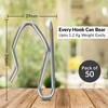 HOMMAKR Heavy Duty Zinc Metal Drapery Pin Hooks Pack of