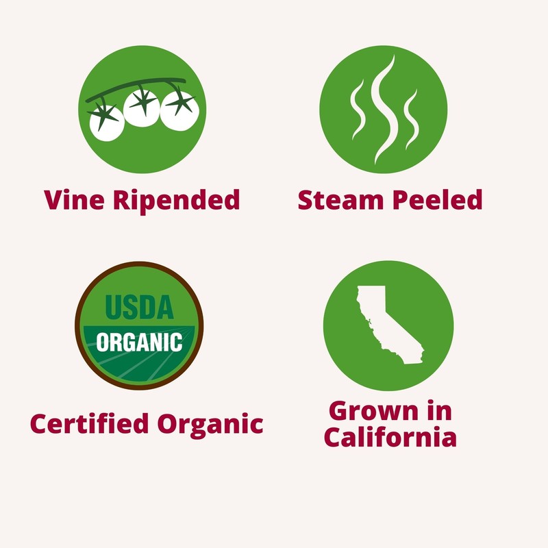 Take Root Organics Fire Roasted Organic Crushed Canned Tomatoes, 28