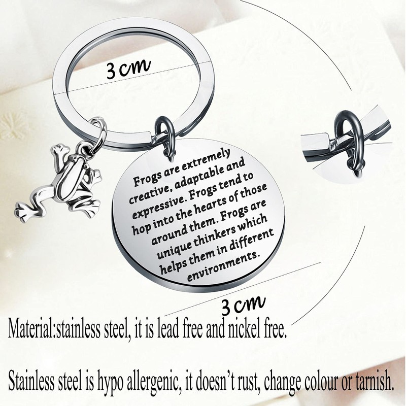 bobauna Frog Keychain Frogs Are Extremely Creative Adaptable And Expressive