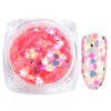 Vaguelly 12pcs DIY Manicure Supplies Multi-Shaped Gems Stickers Holographic Nail