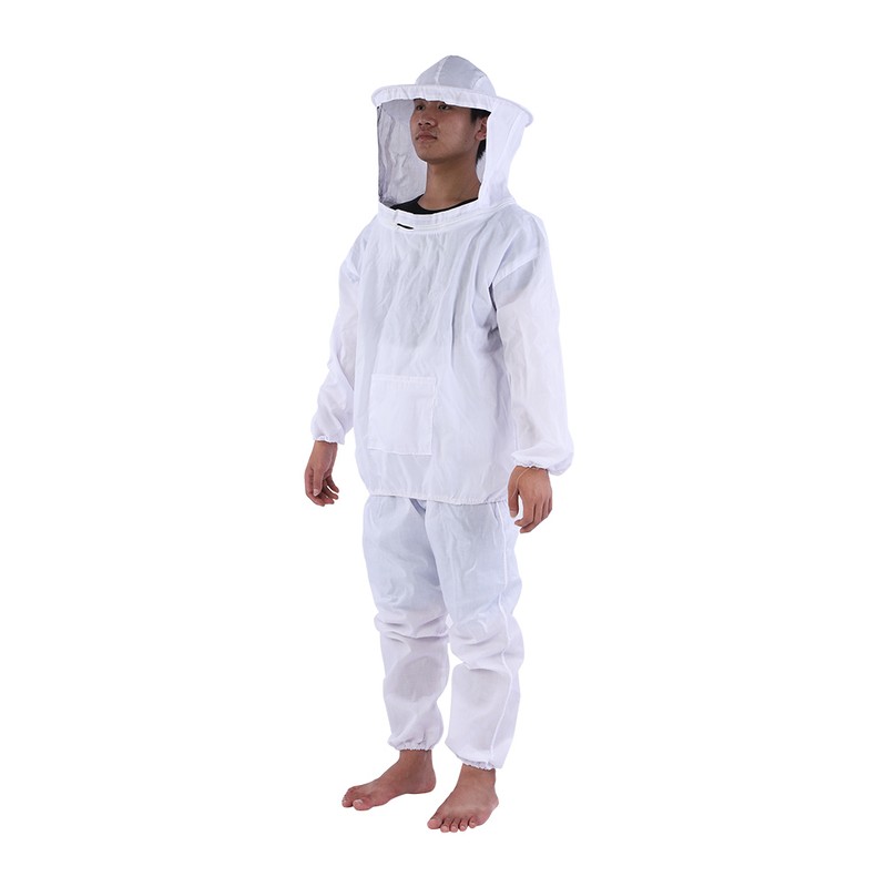 Professional Beekeeper Protective Suit Beekeeping Equipment Hooded Jacket Pants