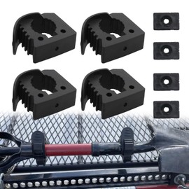 RYANSTAR RACING Shovel Holder Quick Release Rubber Clamp Mounting Bracket - Compatible with 1.25" to 1.375" Diameter Tool Handles - 4 Pack for Trucks, UTV, ATV, Off-Road, 4x4 Parts