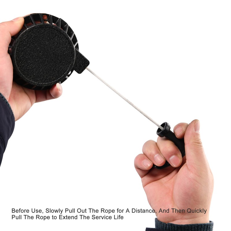 GOOFIT Black Pull Start Recoil Replacement for 2 Stroke Recoil