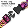 TMOODEL Reflective Dog Collar, Cute Leopard Style Dog Collar for