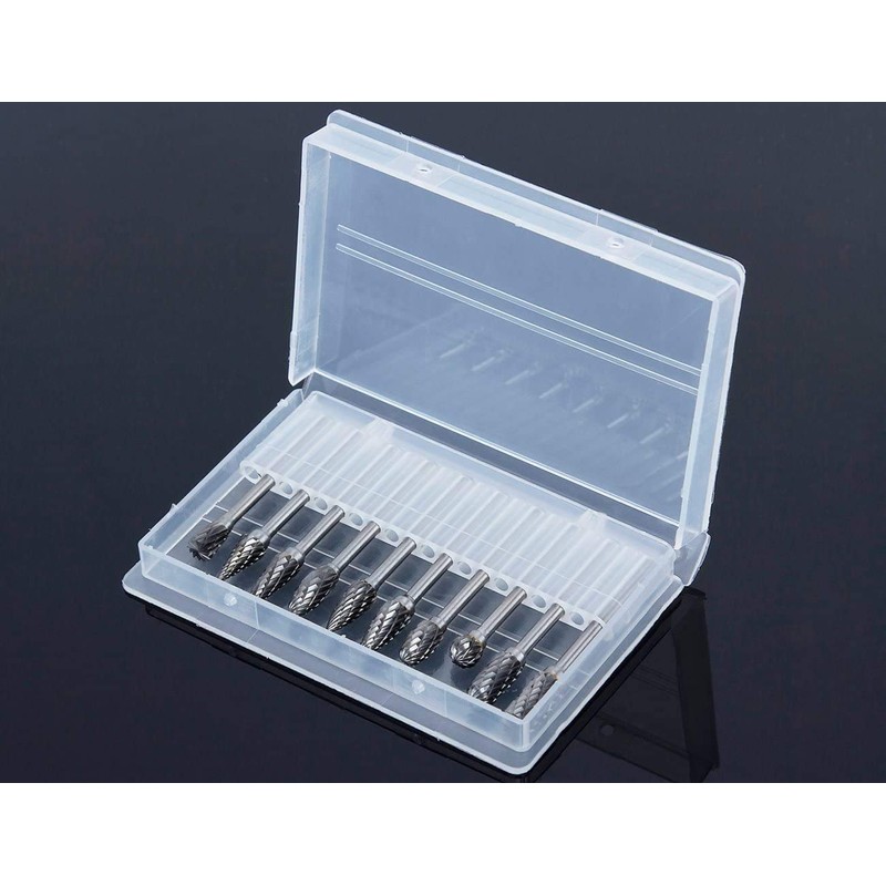 Set of 10 Carbide Bar Tungsten Bar Drill Cutter Shank