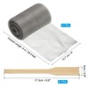 PATIKIL 5inx30ft Wire Mesh Hole Fill Fabric, Stainless Steel Mesh