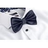 BomGuard Mens Adjustable Bow Tie Pre-Tied with Hook Closure, Suit