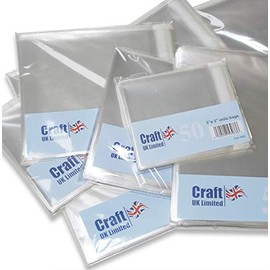 Craft UK 794 6X6 50 Cello Bags