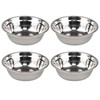 Melontray 4-Pack Stainless Steel Mixing Bowls, Metal Nesting Bowls, 9.33