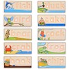 Atoylink Wooden Spell Learning Toys for 2 3 4 5