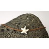 Surferkette Seestern creme verstellbar