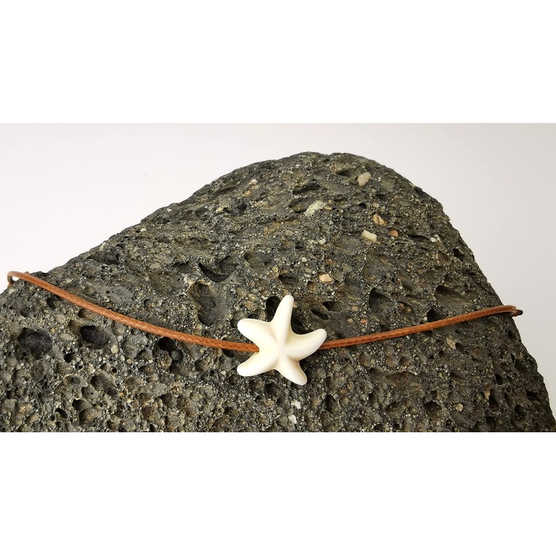 Surferkette Seestern creme verstellbar