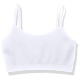 Sugar Lips womens Seamless Bra Tank Top Cami Shirt, White, One Size US