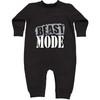 Fleece One-Piece Beast Mode Training 12 Months Black