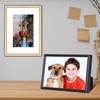 4x6 Picture Frame, Brass Thin Metal Float Photo Frame with