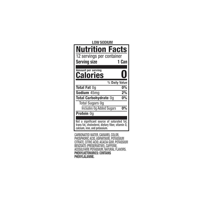 RC Cola Zero Sugar Soda, 12 Fl Oz Cans, Pack