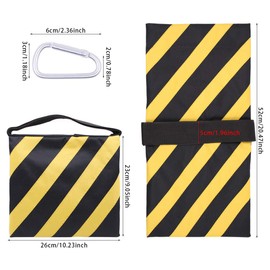 Sandbags for Photography Video Equipment, Pack of 2 Photography Sandbag, Empty Sandbag for Photography Lamp Stand, Light Stand Tripod