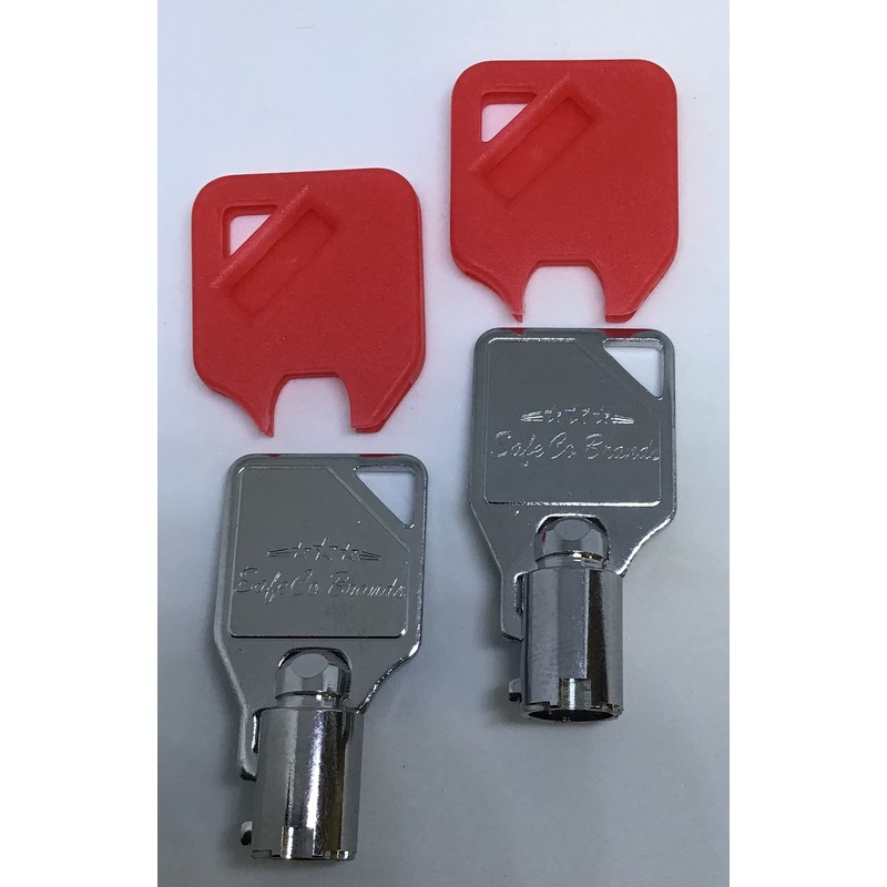 SafeCo Brands FEO-K1 Elevator Key Fire Service Red Keys 2-Red