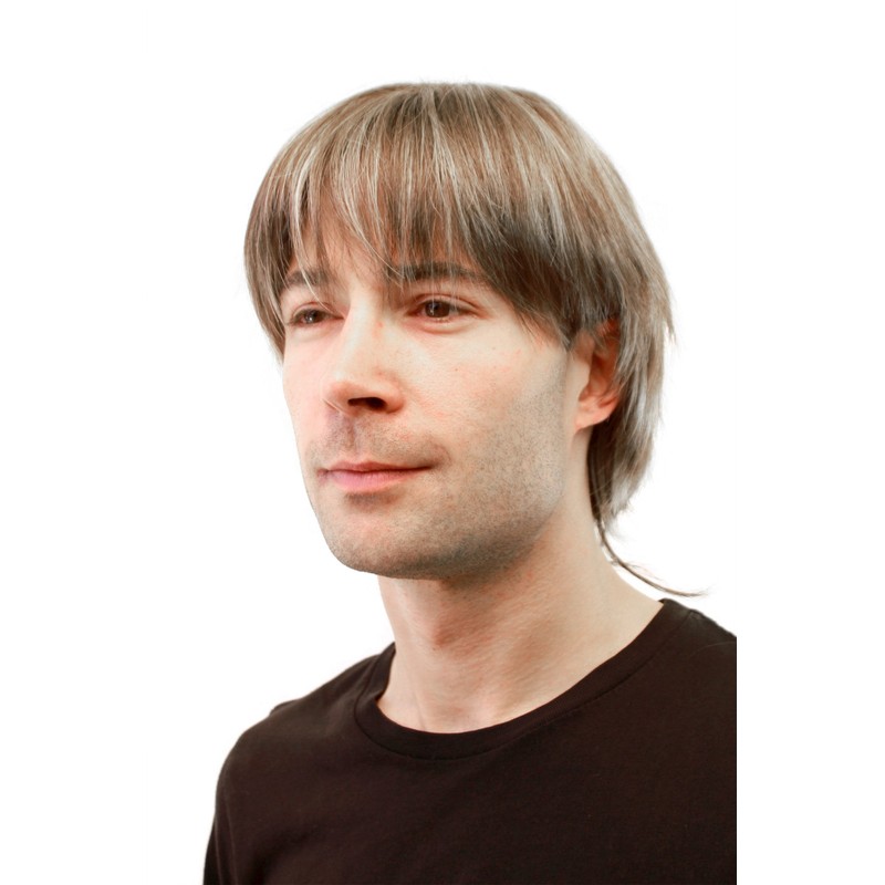 Wigs men short brown/blonde mix GFW357B/8H26