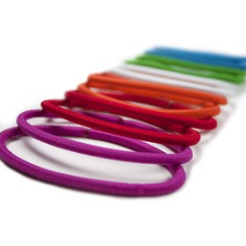 Scunci No Damage Effortless Beauty Thick Hair Elastics, 24-Count