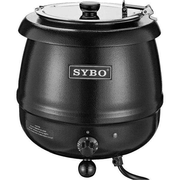 SYBO NEW SYBO Stainless Steel Soup Kettle w/ Hinged Lid