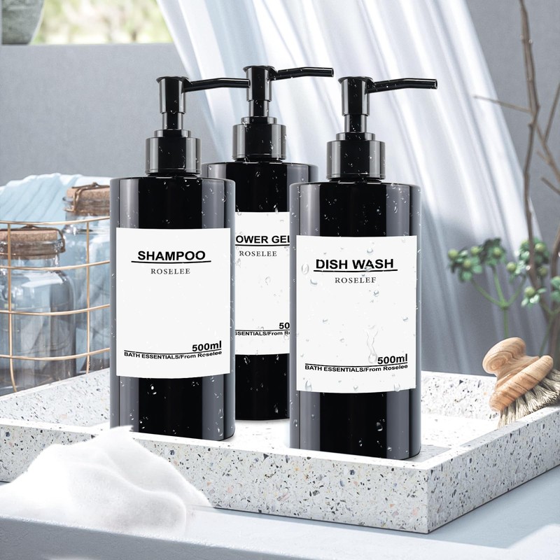Roselee Soap Dispenser Wall Mounting Set 500 ml Soap Dispenser