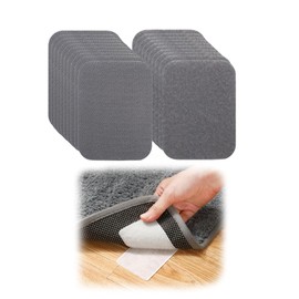 Cluoling Sheet Fastener, Velcro Type, Anti-Slip Sheet Fastening Tape, Adjustable, Corner Fastener, Comforter Prevention, Set of 10, Gray