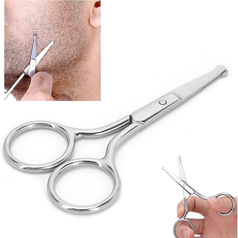 Tijeras para el Pelo de la Nariz con Punta Redondeada,