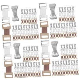 FOMIYES 200 Sets Convenient Bandage Clips Compact Buckles Reusable Fasteners Portable Fixing Supplies