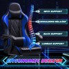 Shahoo Gaming Chair with Footrest and Massage Lumbar Support, Ergonomic