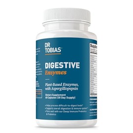 Dr. Tobias Super Digestive Enzymes, Plant-Based, Non-GMO by Dr. Tobias