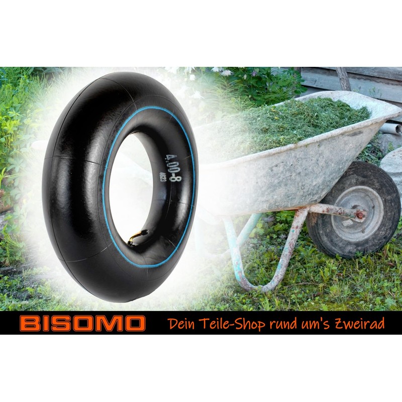 BISOMO Inner Tube for Wheelbarrow 400 x 100/4.00-8 Inch Car