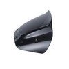 Kiawnia 10" Wave Windshield Windscreen Wind Splitter Compatible for Harley