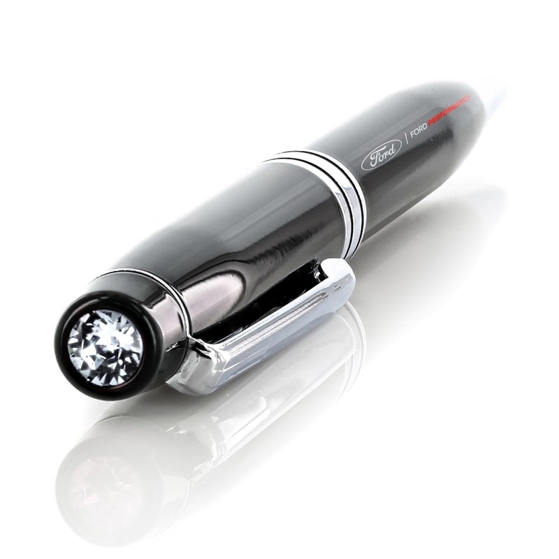 Ford Performance Black Pen with Crystal embellished with Dazzling Clear