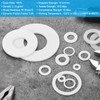 PATIKIL 10 Pcs PTFE Flat Washers 0.2" ID x 0.39"
