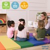 ECR4Kids SoftZone 6-Section Rainbow Runway Activity Mat, Folding Playmat, Assorted