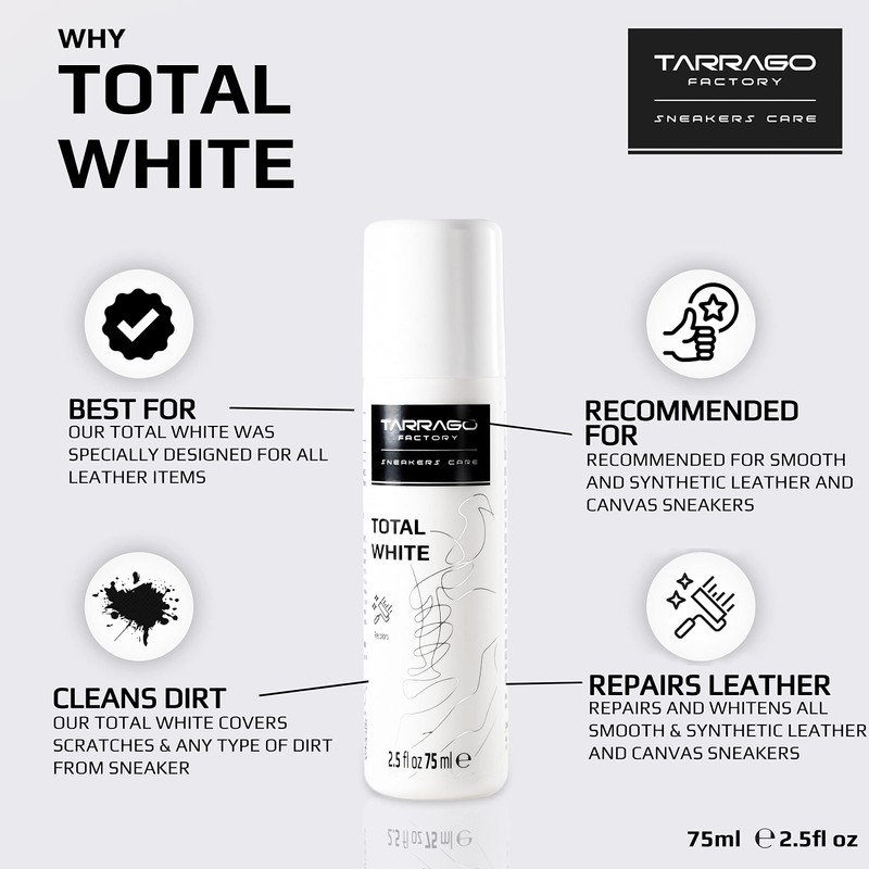 Tarrago Total White Sneakers 75 ml | Bleach Cream Against